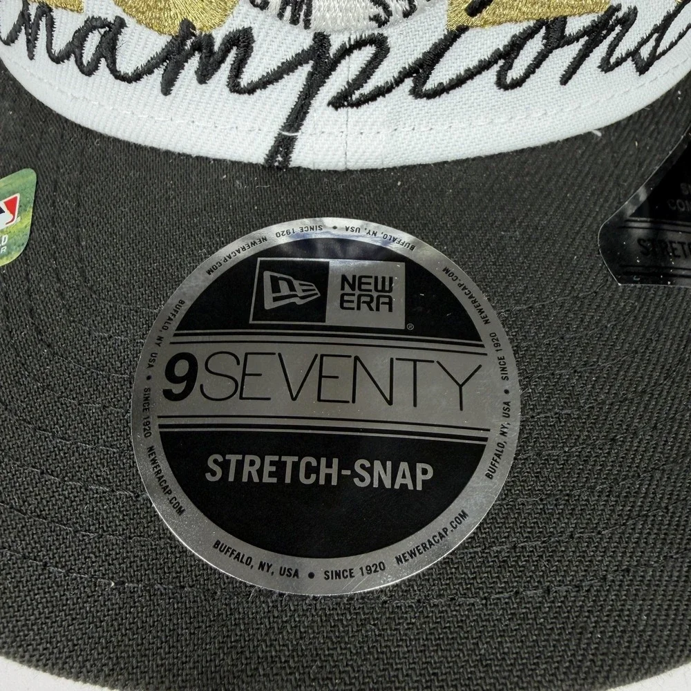 Los Angeles Dodgers Hat Cap Snap‎ Back Mens OSFA Black 2024 World Series New Era